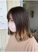 ママにもおすすめ♪インナーカラー
