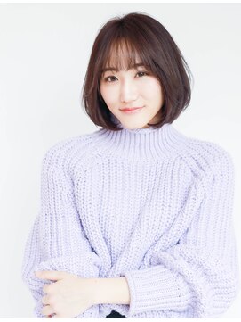 マッシュアンドマッシュアヴェダ ららぽーと福岡店(mash&mash AVEDA) 面長さんに最適◎大人かわいいひし形ボブ