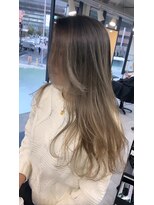 ラフ 難波店(LAFF)&nbsp;#黒髪#ボブルフ#ネビージュ#小顔#ワンレン