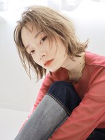 テトテ バイ ミリー 江坂(tetote by milly)&nbsp;【tetote江坂】ミストバングウザバングハイトーンカラーショート