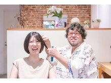 ヘアーメイク チェリー(hair make cherry)の雰囲気（なんでもお話でき、チェリーさんに来るのが楽しみです。）