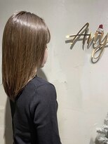 エニィ 池袋西口(Any)&nbsp;黒髪/グレーベージュ/レイヤーロング/前髪パーマ/8NK