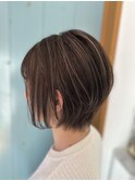 くびれショート 透明感upハイライト