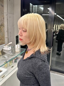 ソル 栄矢場町(SOL) 切りっぱなしボブ/美髪/ピンクブラウン[栄駅/矢場町駅]