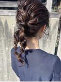 大人女性のポニーテールアレンジset*