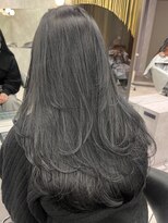 シティ(CITY)&nbsp;ブルーブラック　ザクザクレイヤーカット