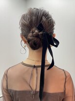 ロットアニバース(lott annibirth)&nbsp;【髪質改善】シニヨン×ベロアリボン@SARASA