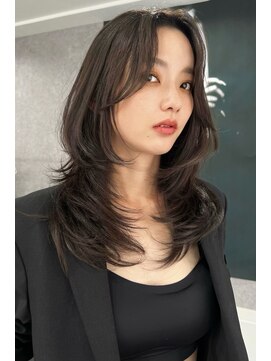 ランズ(LANDS) レイヤーカット 【韓国ヘア 大阪 梅田】