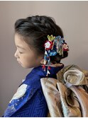 七五三　7歳　ヘアセット　辻堂