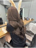 ブリーチなしダブルカラー　グレージュ RIKO