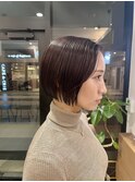 ぱつっとミニボブ