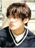 ダークアッシュ/韓国マッシュ/ニュアンスパーマ[池袋駅/men's]