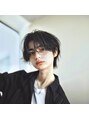 エクシア 西梅田店(EXCIA)&nbsp;センターパートウルフ/曲がる縮毛矯正/