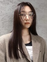 ユルク トウキョウ(jurk tokyo)&nbsp;ほんのりレッド×ブラウンカラー表参道　ワンカラー　暖色カラー