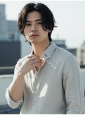 フェザーパーマ/センターパート/ニュアンスパーマ/マッシュ/横浜