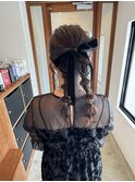 ツイン編み下ろし