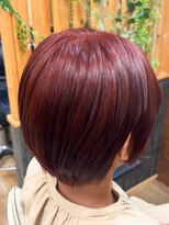 ナチュラルプラス 築町店(natural+)&nbsp;ブリーチなしレッド！