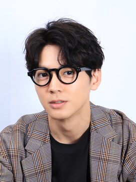 ネイビー(NAVY) 大人フェザーパーマ