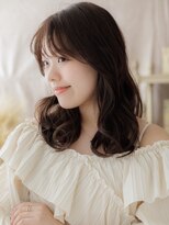 カバーヘア ブリス 戸田公園西口店(COVER HAIR bliss)&nbsp;ゆるふわくびれカール大人ガーリーミディa戸田公園20代30代40代