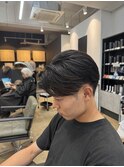MEN’S HAIR/サーフカール/刈り上げセンターパート/船橋