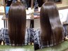 【ダメージケア】カット+水素ケアカラー+髪質改善+頭浸浴&美髪クレンジング