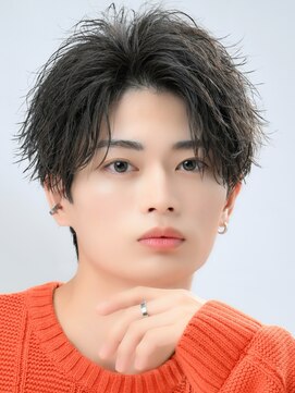 リップスヘアー 銀座(LIPPS hair) クルッとしない縦落ちセンターパート