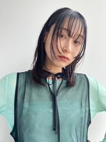 トリッカ 銀座(tricca)&nbsp;ミディアムレイヤー/顔周りカット/シースルーバング