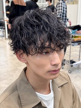 フィフス 渋谷(fifth) 渋谷波巻きツイストスパイラルシャドウルーズパーマツーブロック