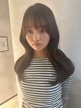 コト 福井大和田店(coto) 福井レイヤー韓国風艶髪髪質改善顔周り艶カラーブラウンベージュ