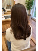 リアン(Lien)&nbsp;韓国風ウェーブ×ショコラアッシュ/透明感と艶感のあるカラー