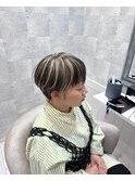白髪ぼかし/脱白髪染め/脱白髪染めハイライト/透明感