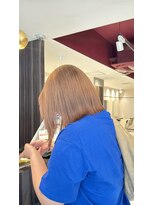 アース エレガンス 吉祥寺店(EARTH Elegance) まろやかミルクティー×前下がりミニボブ