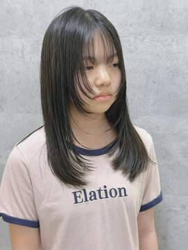 コワフュールトーリ フジグラン店(COIFFURE TORI) ナチュラルストレート×シースルーバング