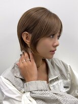 トリコ アヴェダ ららテラス北綾瀬(tricot AVEDA) ショートボブ/マッシュショート/アッシュブロンド/北綾瀬