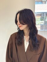 ウル ララス 二子玉川(uru laras)&nbsp;ロング重ためパーマウルフレイヤースタイル一覧へ戻る