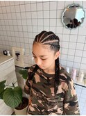 コーンロウ ハーフコーンロウ 特殊ヘア
