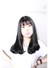 リベットヘアアンティーク (rivet hair&antique) シースルーバング＋ツヤ髪Aライン