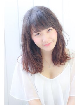 ヘアリゾート ラグーン(hair+resort lagoon) セミディウェーブ