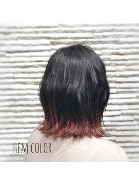 ビス リアン 川口店(Vis lien) 前下がり/切りっぱなし/外ハネ/ワンカール/ウルフインナーカラー