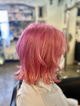 ヘアー ラウンジ アート(HAIR LOUNGE ART) ビビットピンク