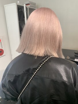 ココ 原宿(KOKO) 【GUEST_STYLE】Pink Beige #ボブ#ケアブリーチ#ダブルカラー
