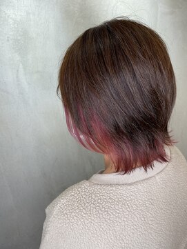 アンダーバーホワイトモデ 河内長野(_WHITE mode) ☆ インナーボルドーカラー