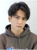 シェードセンターパート【ソフトツイスト】