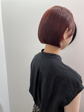 デート 下北沢(DATE) ミニボブ×オレンジ