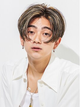 メンズヘアセンス 渋谷(MEN'S HAIR SENSE) 毛流れハイライトセンターパート