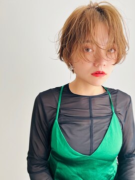 ケイト(kate) 【kate 大宮】色っぽゆるふわショートxオレンジベージュ