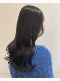 暗髪グレージュ