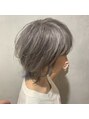 アース モード 北習志野店(EARTH Mode) シルバーベースにポイントでブルーを(*^^*)