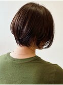 前下がりショートボブ