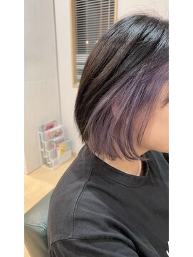 ルミエール(lumiere) おしゃれインナーカラー　パープルｖｅｒ